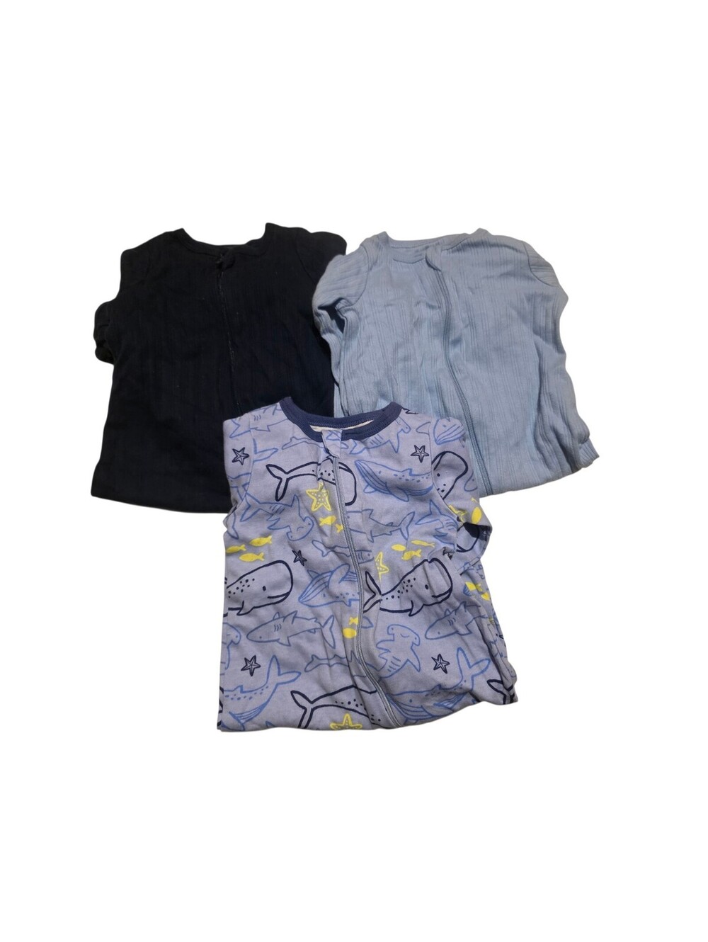 3-6 months long sleeve onsies (3 pack)